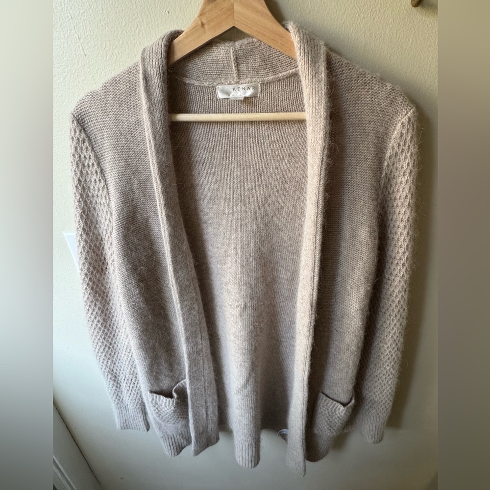 Luxurious Angora Rabbit Fur Cardigan